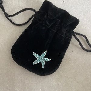 Swarovski sea star ⭐️ pin